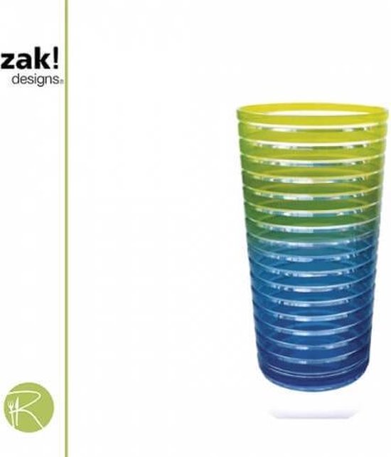 ZaK!Designs Swirl Drinkbeker - 36 cl. - Assorti