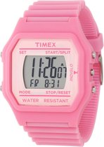 Timex T8 Jumbo T2N104 Horloge - Kunststof - Roze - Ø 49.5 mm