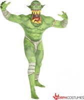 Morphsuits™ Orc Jaw Dropper Green Kids Morphsuit - SecondSkin - Verkleedkleding - 105/119 cm