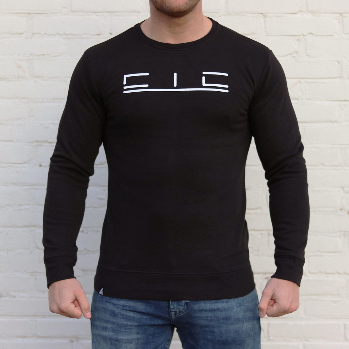 Slim fit Sweater - Medium - Zwart - Cicwear