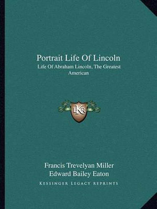 Portrait Life of Lincoln - cover