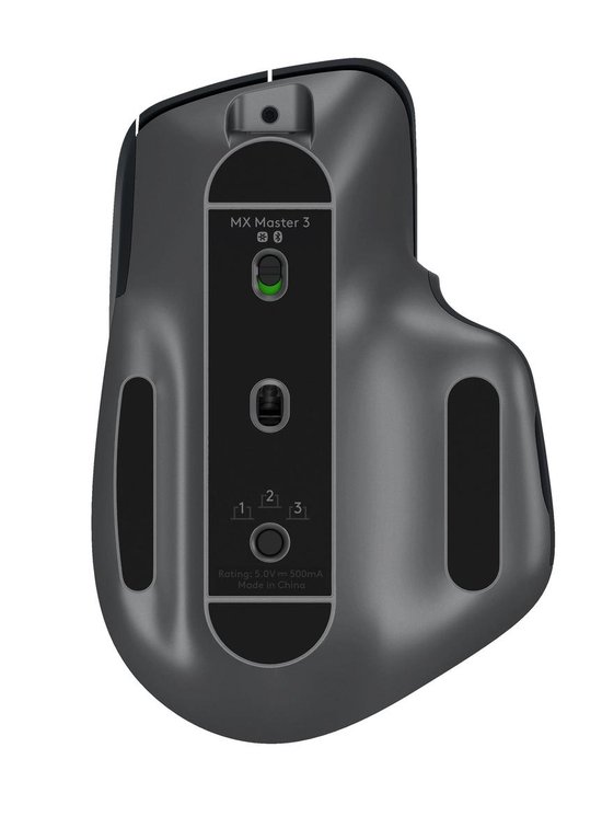 Logitech MX Master 3 - Draadloze Muis met Bluetooth en USB ontvanger - Graniet - Logitech