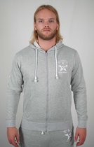 Bones Sportswear Grijze Hoody Zipper maat M
