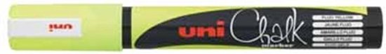 Krijtstift uni-ball rond 1.8-2.5mm fluor geel | 1 stuk