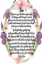 Mama We Love You - Irises Journal