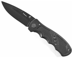 X-Treme Zakmes Black Alu Fingergrip PE