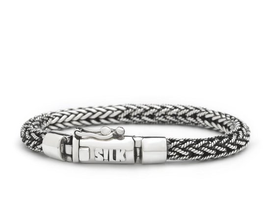 SILK Jewellery - Zilveren Armband - Roots - 164.21 - Maat 21,0