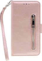 Shop4 - iPhone 11 Pro Hoesje - Wallet Case Vintage Rosé Goud