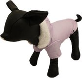 Winterjas voor de hond in de kleur lila - XS ( rug lengte 20 cm, borst omvang 26 cm, nek omvang 22 cm )