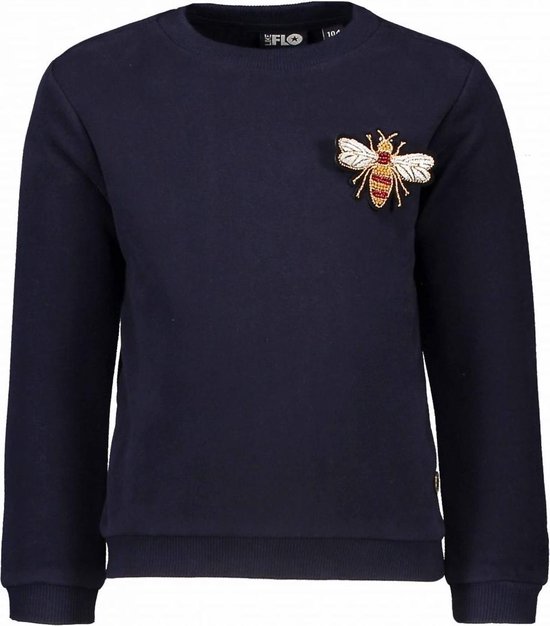 | Like Flo Meisjes sweaters Like Flo Flo girls Like Flo Trui zwart |