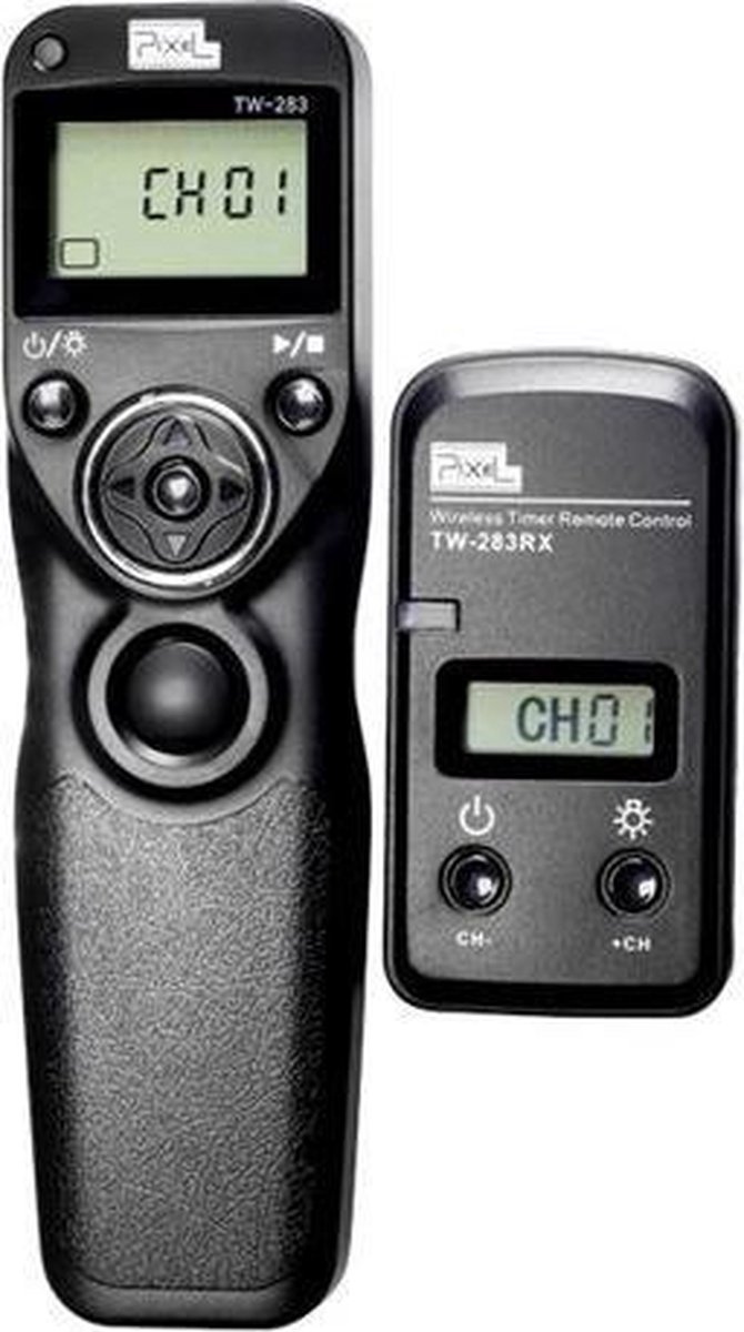 Pixel Afstandsbediening Tw-283/dc0 Draadloos 80 Meter Zwart