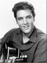 Nostalgic Art Magneet Elvis Presley met gitaar 8 x 6 cm