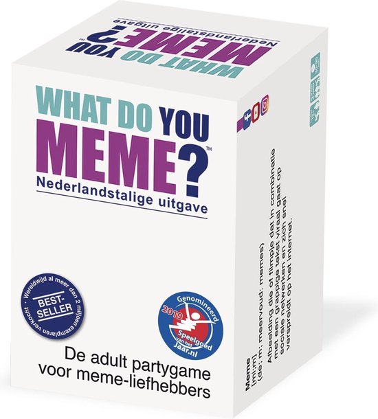 Thumbnail van een extra afbeelding van het spel What do you Meme? Nederlandstalige uitgave - Kaartspel