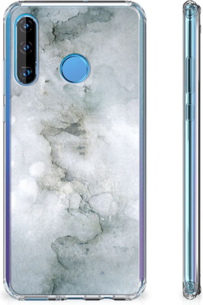 Back Cover Huawei P30 Lite Painting Grey