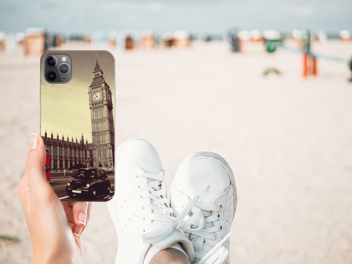 Apple iPhone 11 Pro Max Siliconen Back Cover Londen