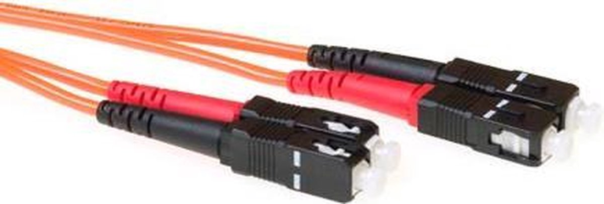 ACT RL3530 Glasvezel Patchkabel Duplex LSZH - SC/SC 50/125µm OM2 - 30 meter