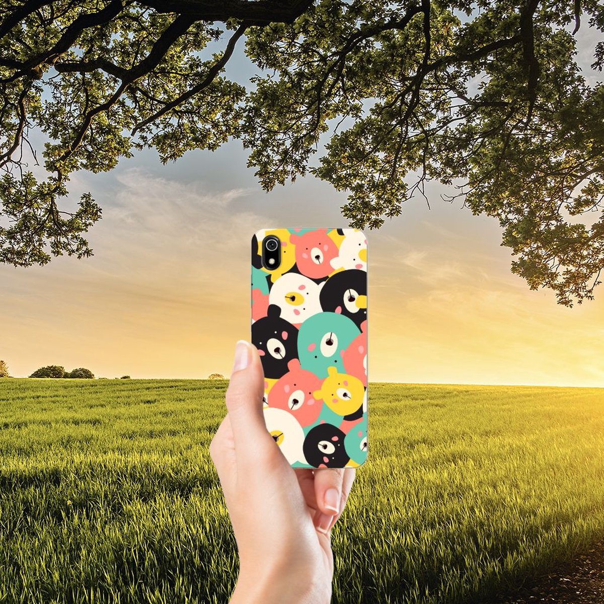 Xiaomi Redmi 7A Telefoonhoesje met Naam Bears