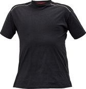 Knoxfield T-shirt antraciet/rood, maat M