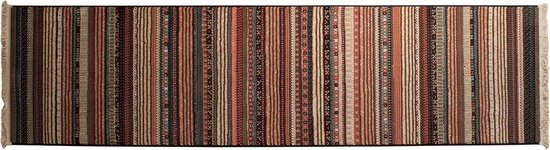 Zuiver Nepal - Vloerkleed - Bruin/Zwart - 67x245 cm