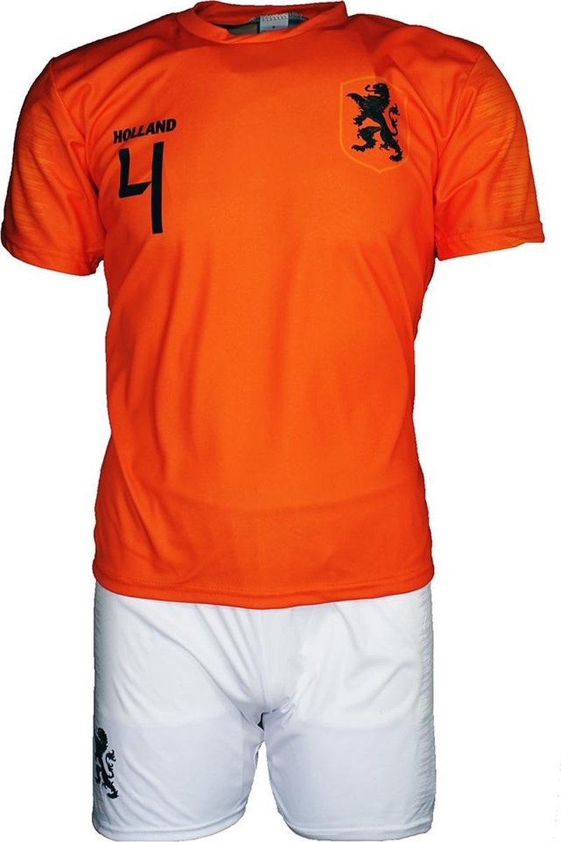 Nederlands Elftal Replica Virgil van Dijk Thuiswedstrijden Voetbal T-Shirt  + Broek Set... | bol.com