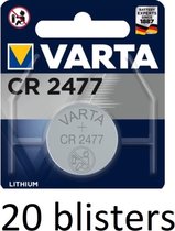 20x Varta CR 2477 Single-use battery Lithium 3 V