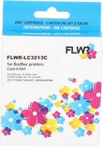 FLWR - Inktcartridge / LC-3213 / Cyaan - Geschikt voor Brother