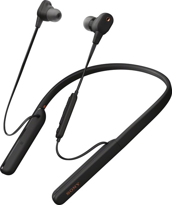 Sony WI-1000XM2 - Draadloze noise cancelling oordopjes met nekband - Zwart  | bol.com