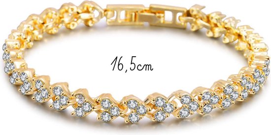 Mooie goudkleurige armband met | bol.com
