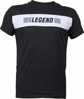 T-Shirt zwart Legends Aren't born, you become one  XS