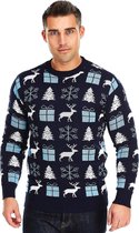Kersttrui "Funky Vintage" Mannen | Heren - Lelijke Kersttrui - Vintage Kersttrui - Christmas Sweater Maat XXXXL
