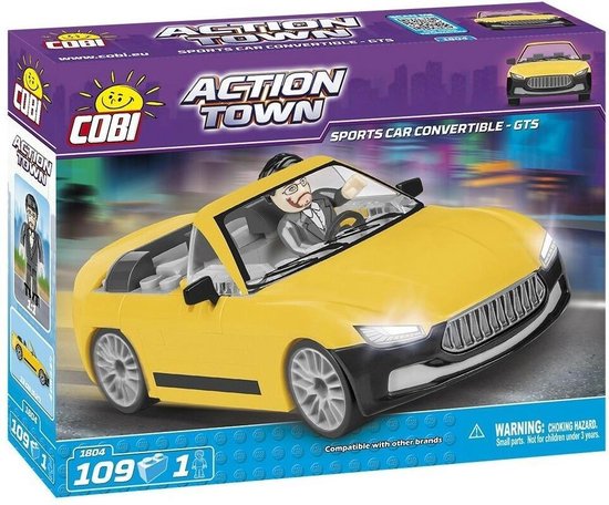 Cobi Action Town Bouwpakket Sports Car Convertible - Gts 109-delig 1804