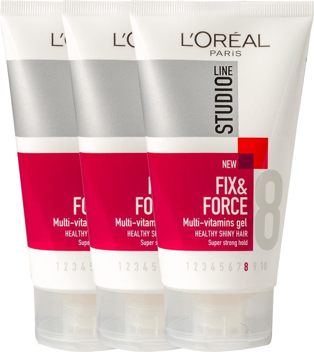 Adolescent constant server L'Oréal Paris Studio Line Essentials Fix & Force Styling Multi-Vitamins Gel  Tube Super... | bol.com