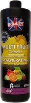 Ronney Professional Shampoo Multi Fruit Complex Regenerating Therapy For Damaged And Dry Hair 1000 ml - Normale shampoo vrouwen - Voor Alle haartypes
