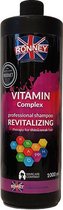 Ronney Professional Shampoo Vitamin Complex Revitalizing Therapy For Thin And Weak Hair 1000 ml - Normale shampoo vrouwen - Voor Alle haartypes