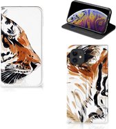 Bookcase iPhone 11 Watercolor Tiger