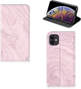 iPhone 11 Standcase Marble Roze