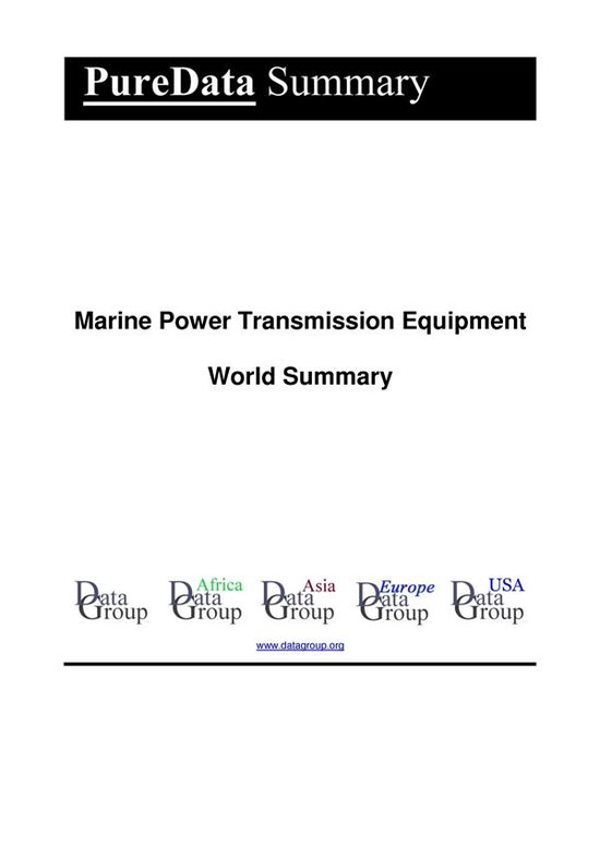 PureData World Summary 3926 - Marine Power Transmission Equi ... - cover