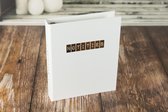 Multomap met tekst ‘Notities’ in goudfolie (Impact Label)