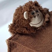 Omslag deken, Kinderdeken "Aap" hooded