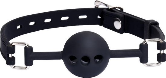 Eroticnoir Gag Bal Mouth Gag Sm Mondbal Bdsm Bal Ball Gag Zwart Bol