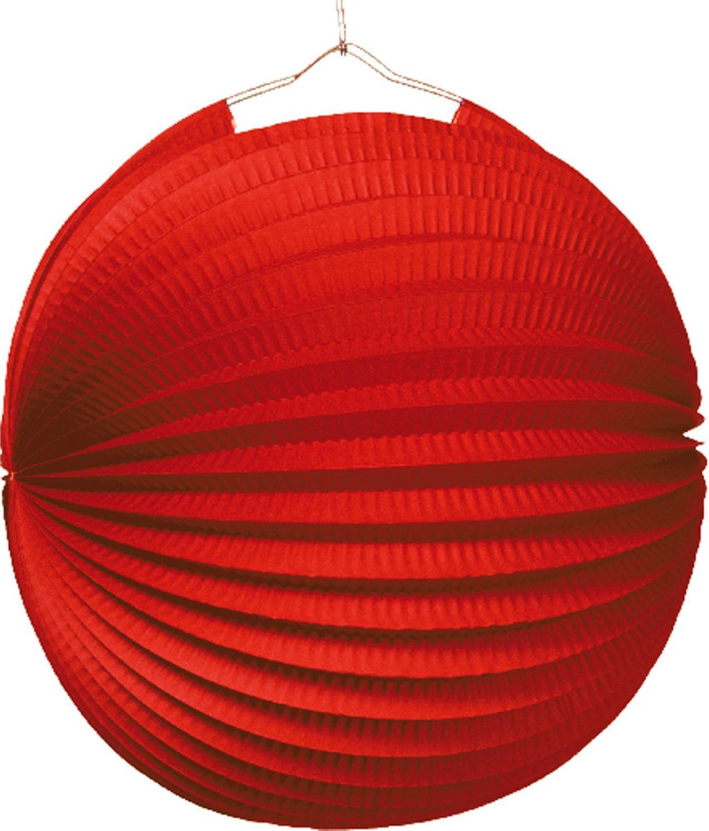 Lampion Rood Flame Retardant 25 cm