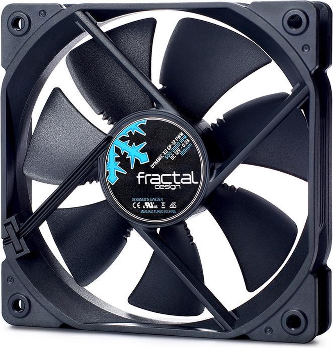 FRACTAL DESIGN PC-ventilator Dynamic X2 GP-12 PWM Zwart - 120 mm