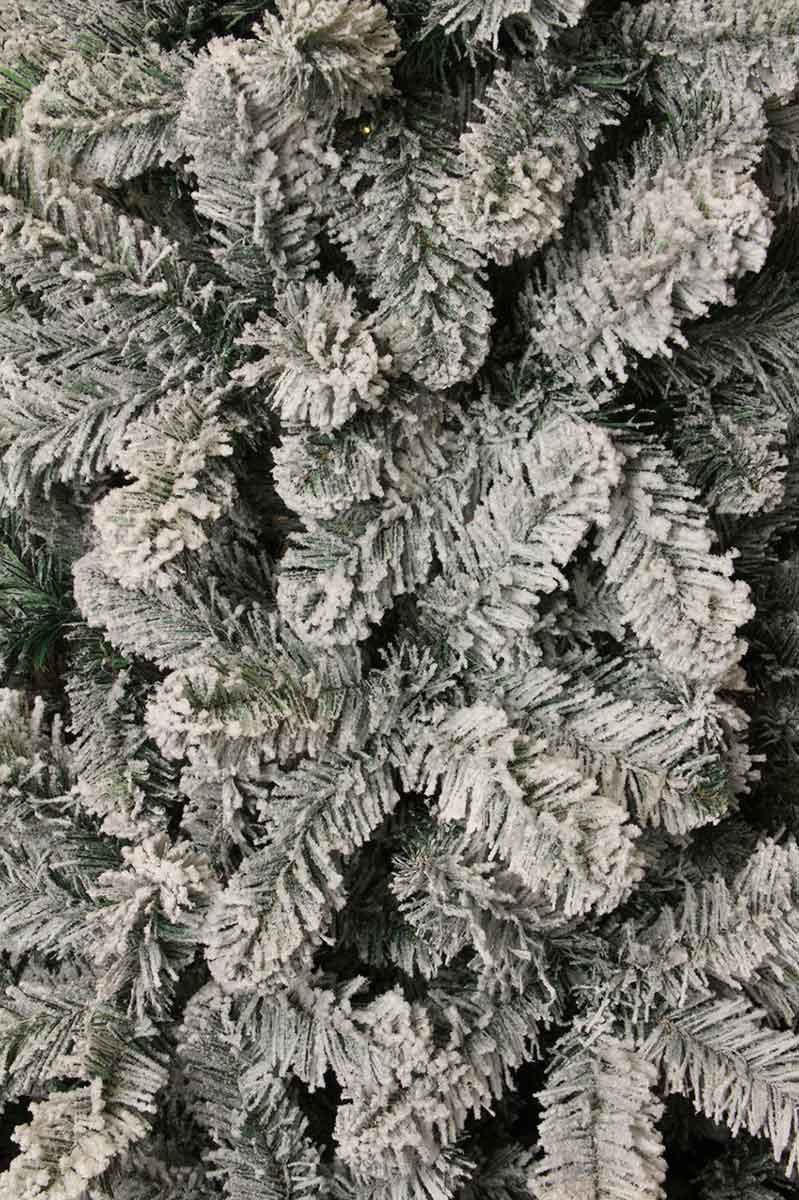 Black box kunstkerstboom met sneeuw silverton maat in cm: 215 x 127 groen |  bol.com