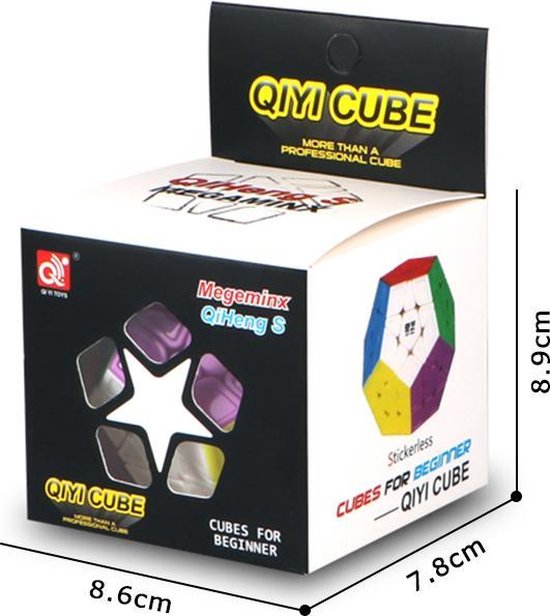 Thumbnail van een extra afbeelding van het spel Megaminx | Qiyi| Puzzle cube | Magische puzzel | 5x5x5 | 7x7x7 | 3x3x3