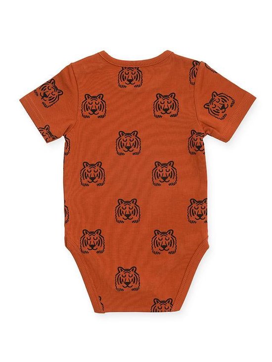 Jollein Romper korte mouw 74/80 Tiger rust van Jollein — afbeelding 2