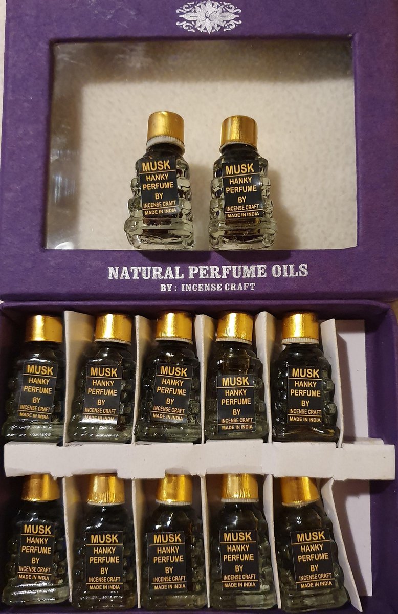 Musk-Parfumolie - Set 12 flesjes á 5 ml - Te gebruiken als parfum of in  waxinelichtbrander | bol.com