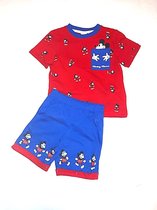 Disney Mickey Mouse Pyjama - Shortama - Rood - 128