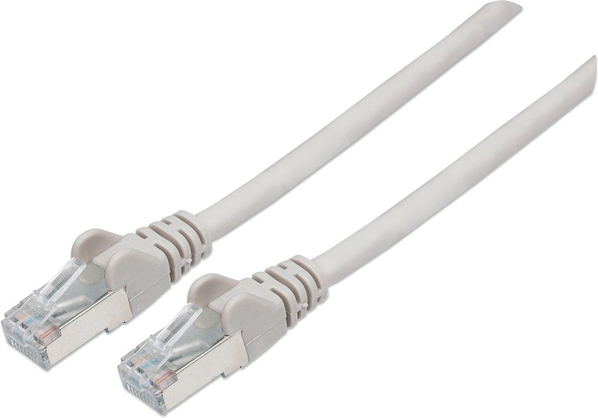 Intellinet Patchkabel Cat6a-stekker/Cat7-Rohkabel 30m grijs