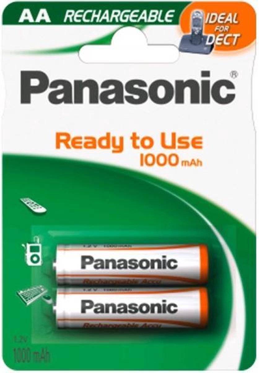 Panasonic accu for DECT USE -AA Mignon 1.20V 1000mAh 2St. - Panasonic