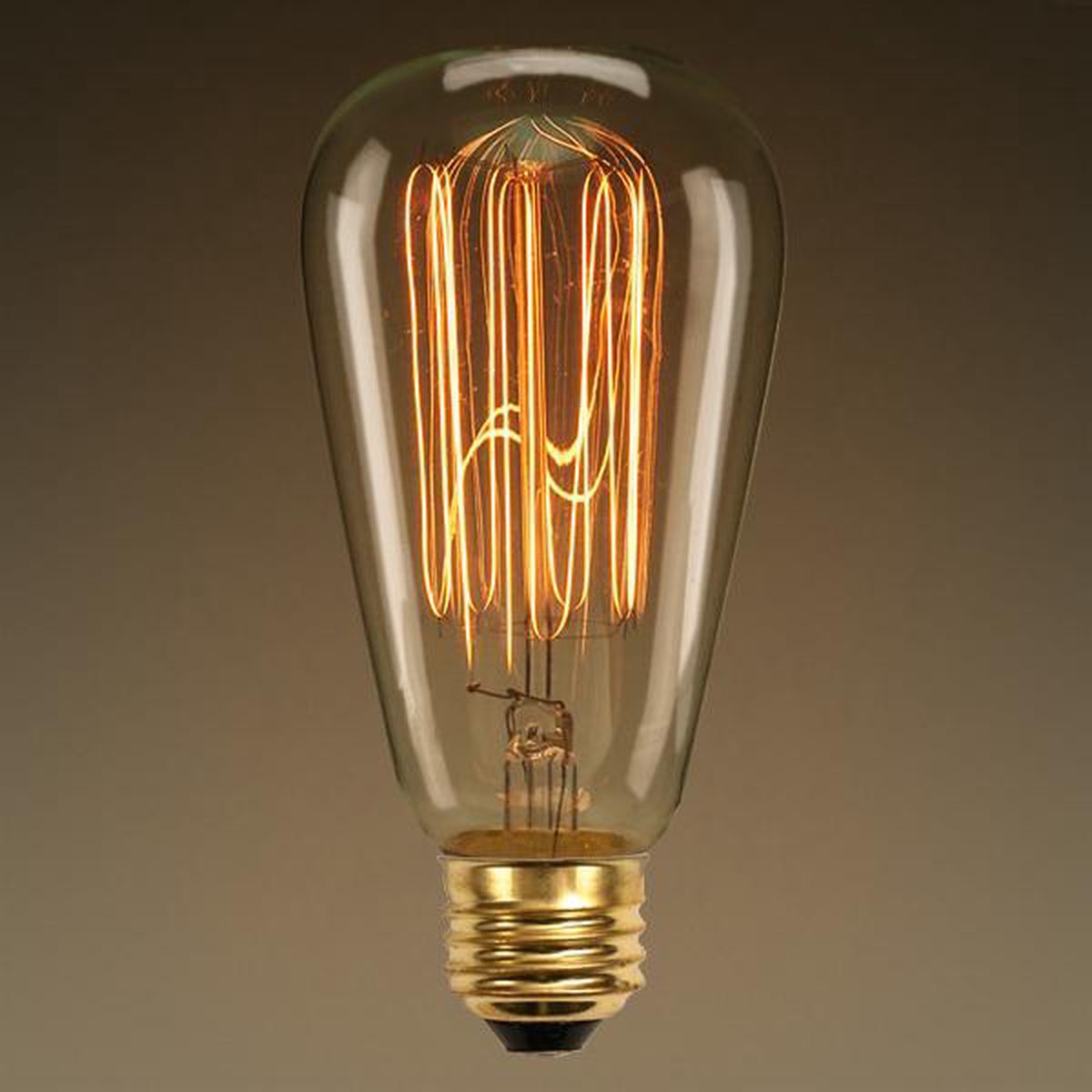 Kinderachtig mode Onderhoudbaar Vintage Edison Licht Bulb Dimbaar | Retro Filament Lamp | 40 Watt E27  Lichtbron |... | bol.com
